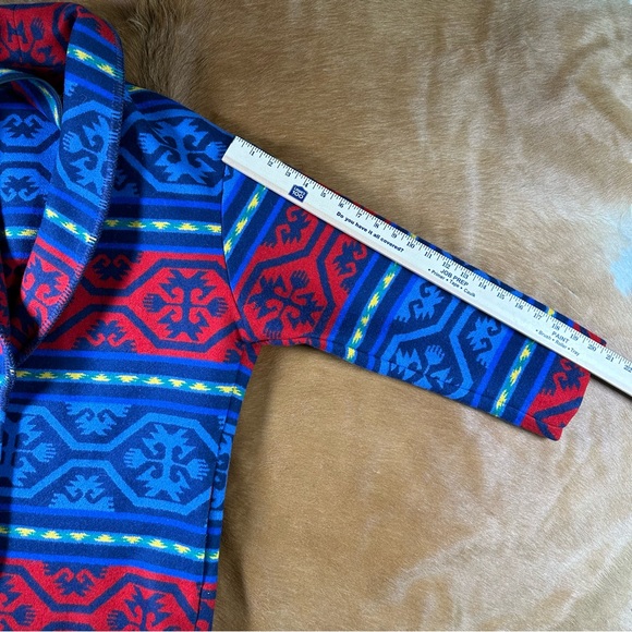 Vintage Knockabouts by Pendleton Aztec Navajo Print Thick Wool Blend Jacket - Picture 7 of 10